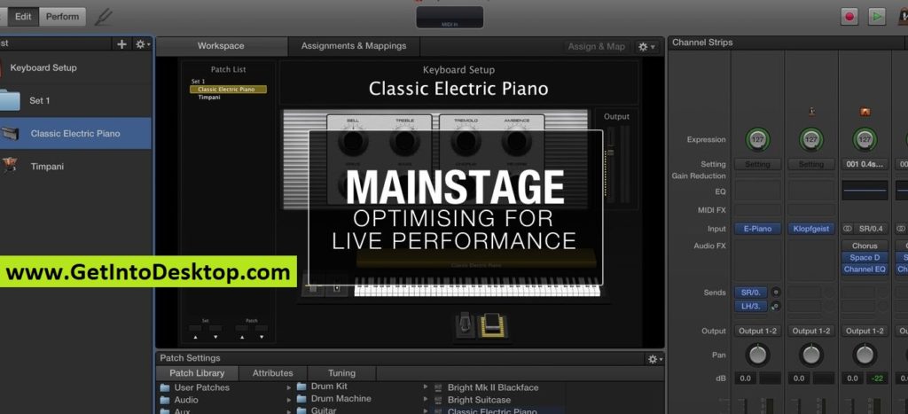How to use mainstage 3
